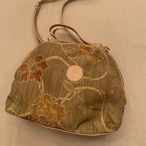 Vintage Embroidered Floral Crossbody Bag
